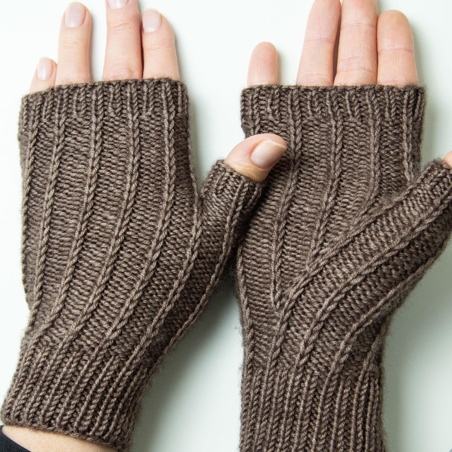 Fingerless Mittens Knitting Pattern