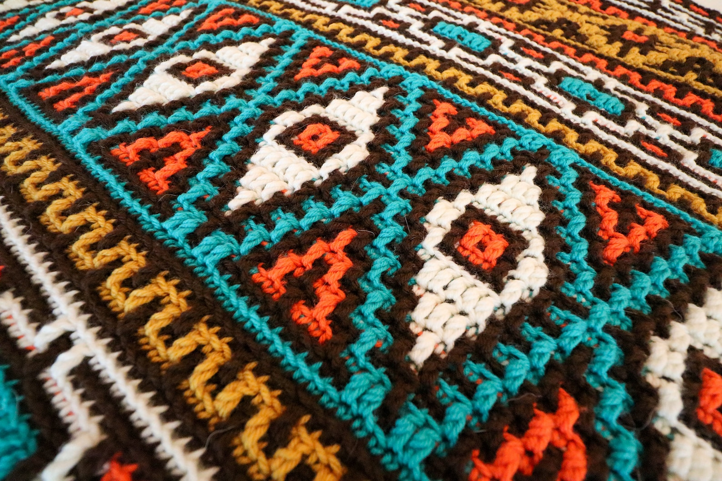 Badlands Blanket Crochet Pattern