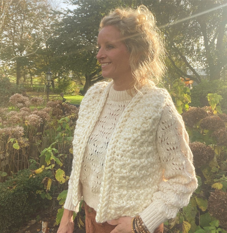 Crochet pattern sleeveless vest