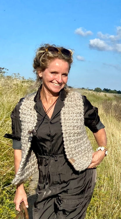 Crochet pattern sleeveless vest