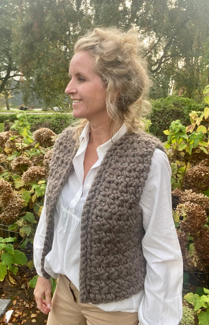 Crochet pattern sleeveless vest