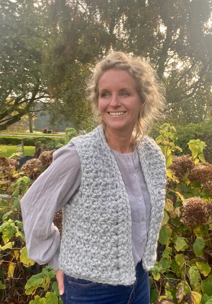 Crochet pattern sleeveless vest