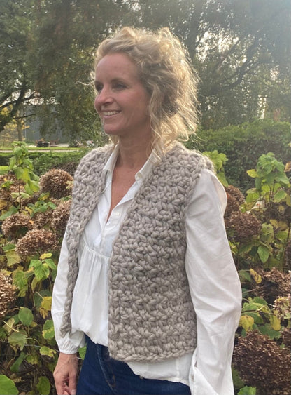 Crochet pattern sleeveless vest