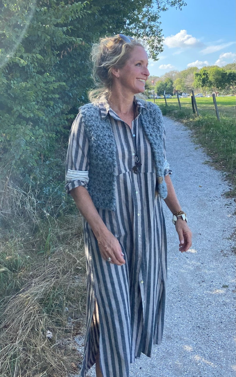 Crochet pattern sleeveless vest