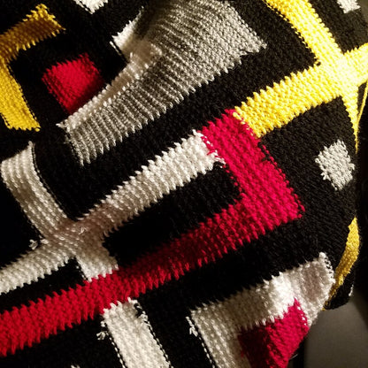 Geometric Comfort Blanket Pattern crochet pattern