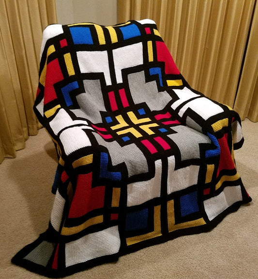 Stained Glass Crossroads crochet Pattern