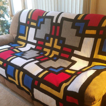 Stained Glass Crossroads crochet Pattern