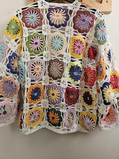 Crochet Boho Sweater PDF Pattern