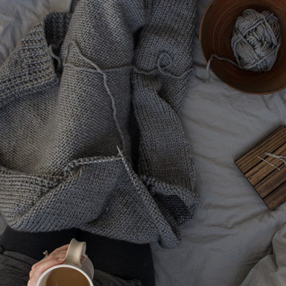 Blanket Sweater Knitting Pattern