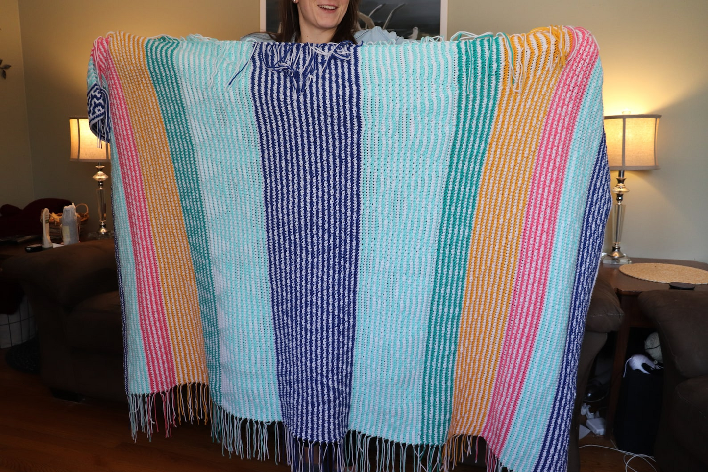 Diamondback Blanket - Overlay Mosaic Crochet Pattern