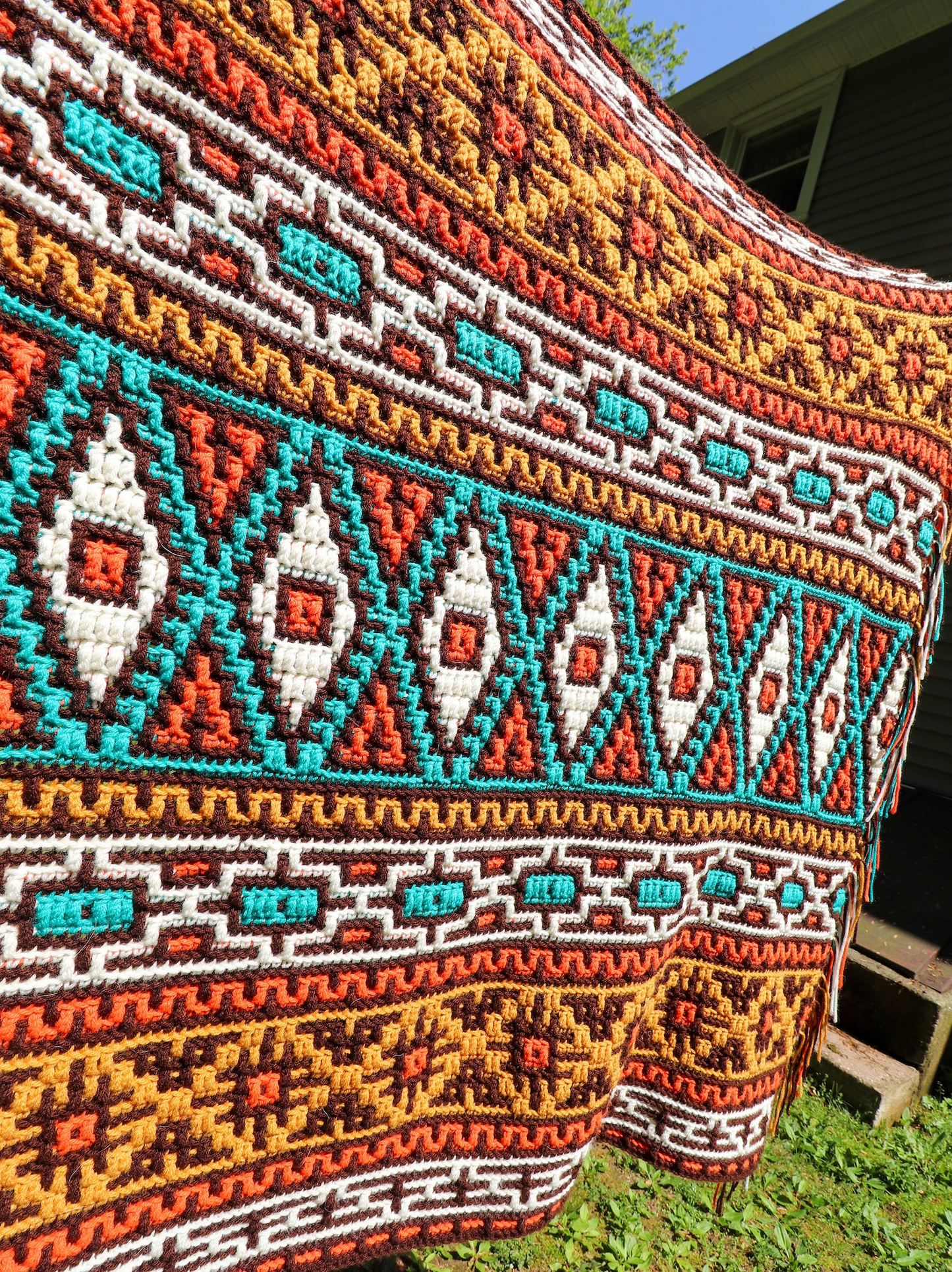 Badlands Blanket Crochet Pattern
