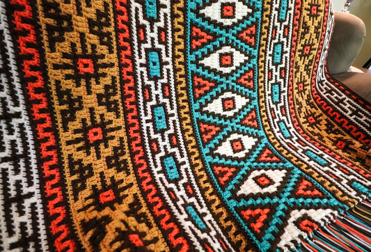 Badlands Blanket Crochet Pattern