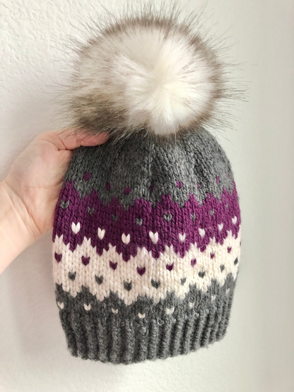 Quick Knit Fair Isle Hat Pattern