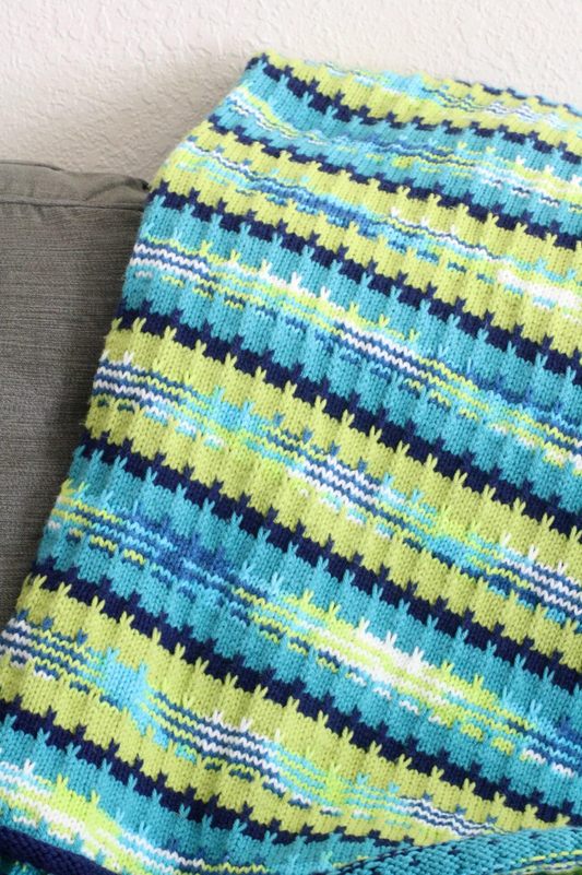 Cascade Keepsake Afghan Knit Pattern