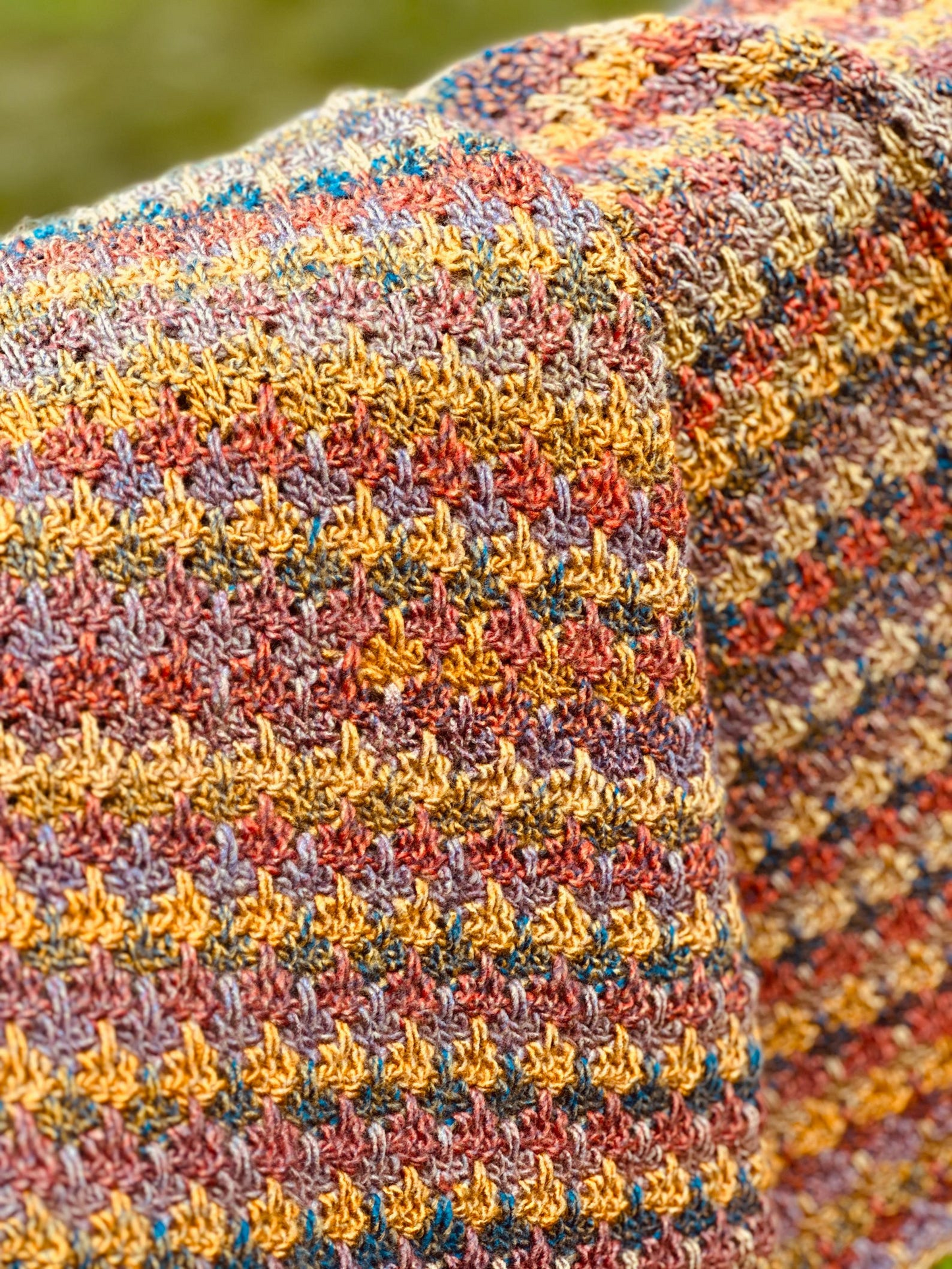 Autumn Leaves Throw Crochet Pattern