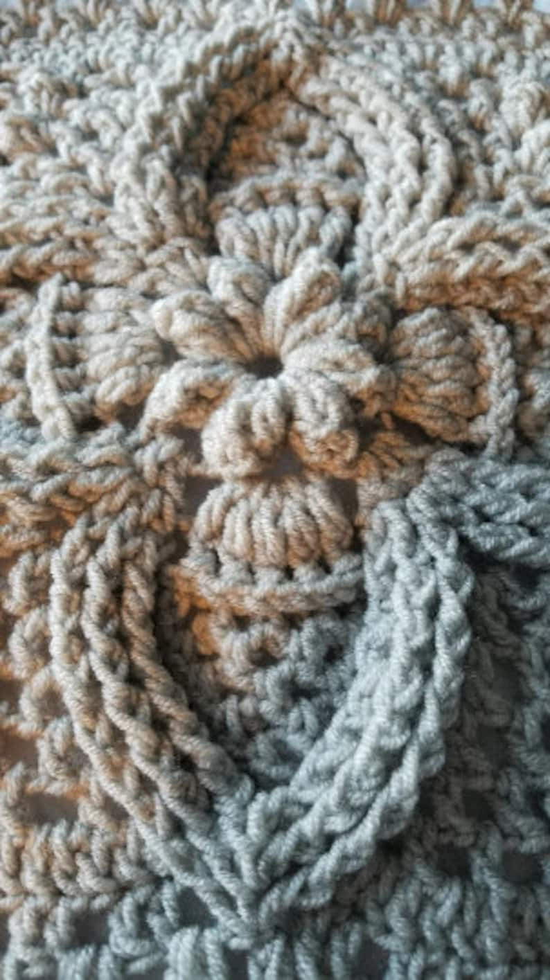 Palms and Waves Pattern Crochet