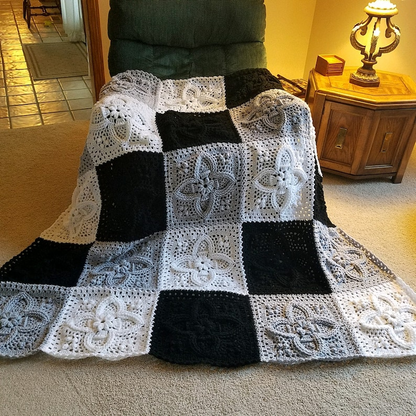 Palms and Waves Pattern Crochet