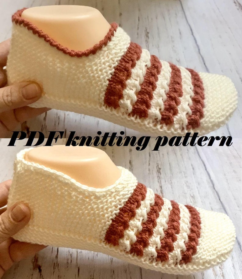 knitting pattern slippers