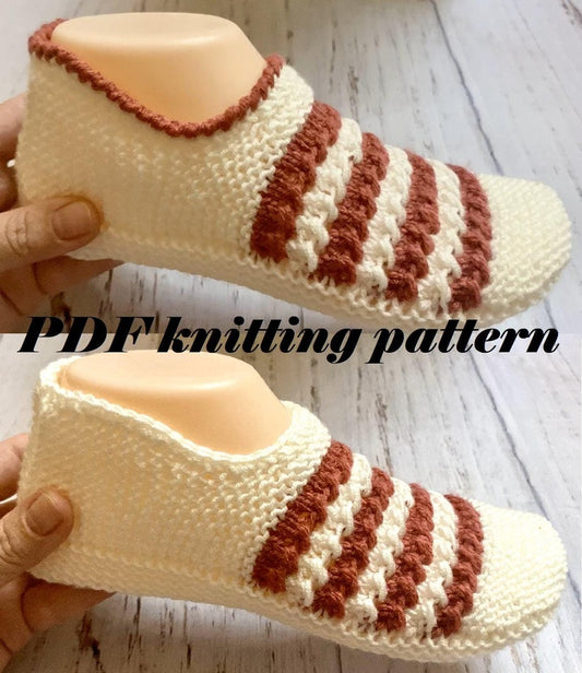 knitting pattern slippers