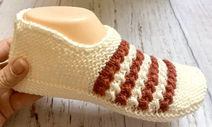 knitting pattern slippers